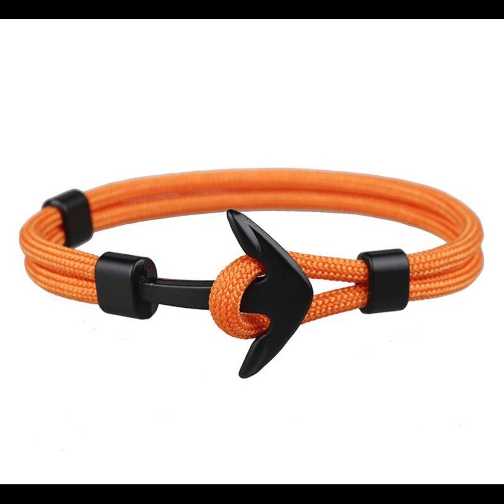 Paracord Anchor Bracelet “Man Overboard” NWOT
